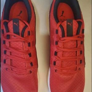 Puma NRGY Turbo Red/Black Shoes Mens Size 13 New